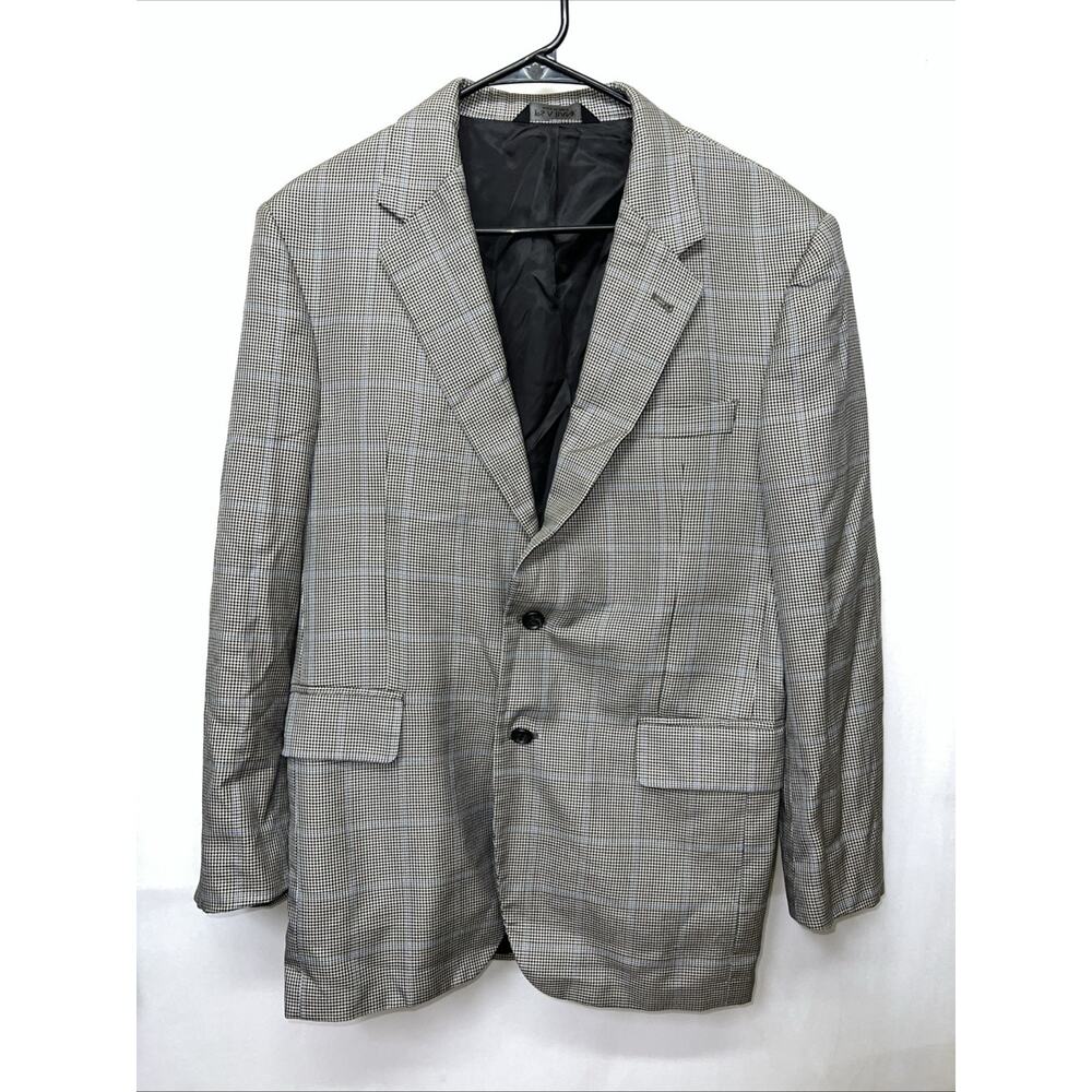 Jos A Bank Sport Coat Men's 38S Glen Check Plaid Two Button Double Vented